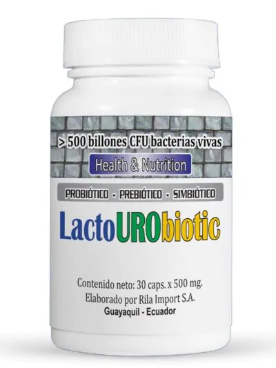 LACTO URO BIOTIC 30 CAPSULAS 500 MG LACTINA