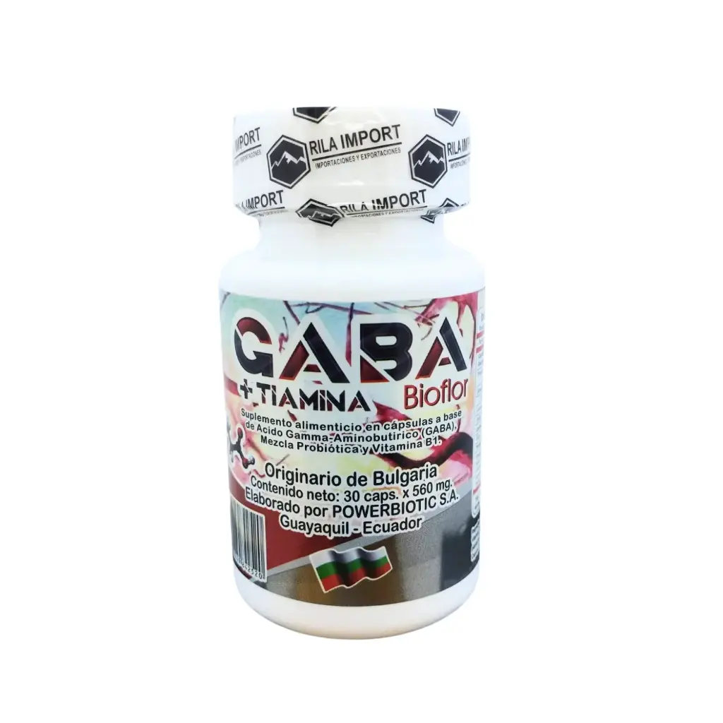 GABA + TIAMINA BIOFLOR 30 CAPSULAS 560 MG LACTINA