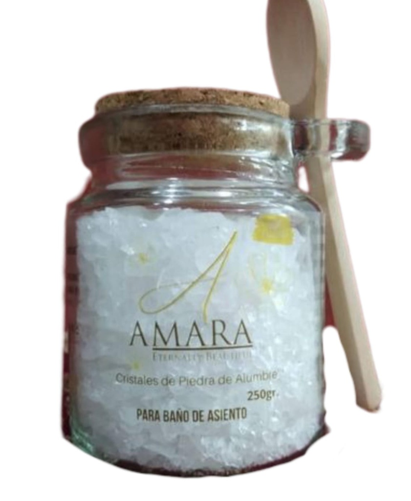 CRISTALES DE PIEDRA DE ALUMBRE 250 GR AMARA