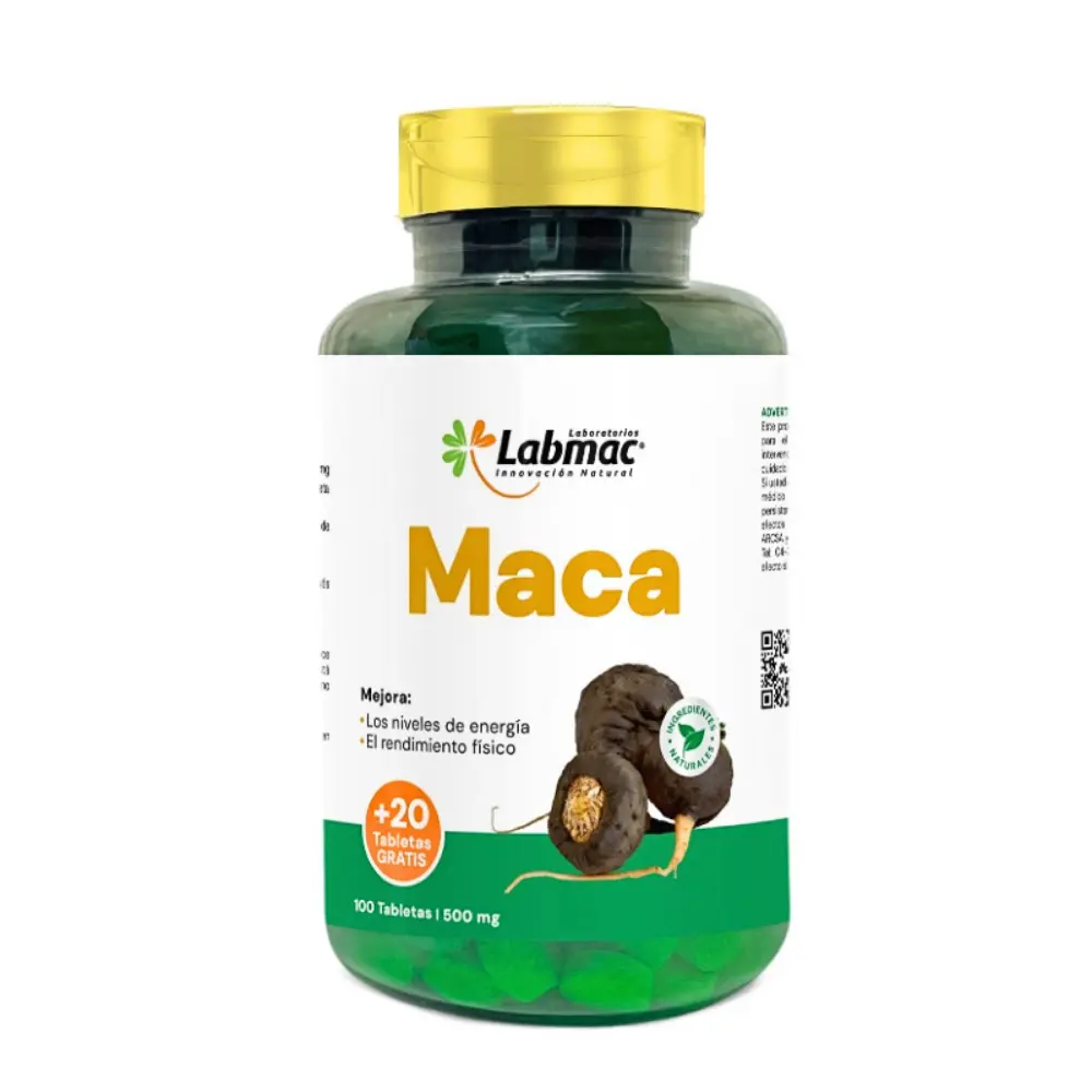 MACA 120 TABLETAS 500MG LABMAC
