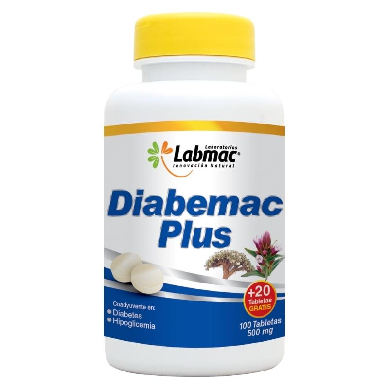 [LBM-0009] DIABEMAC PLUS 120 TABLETAS 500 MG LABMAC