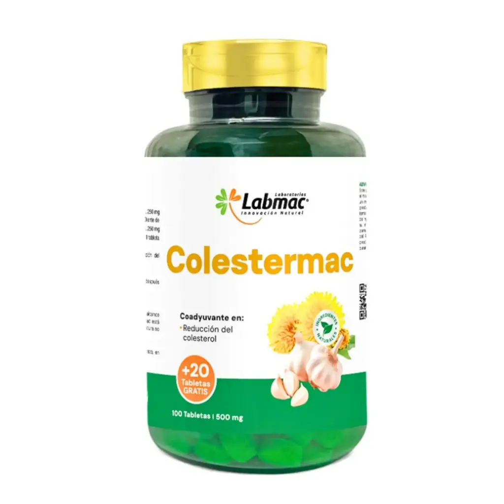 COLESTERMAC 120 TABLETAS 500 MG LABMAC