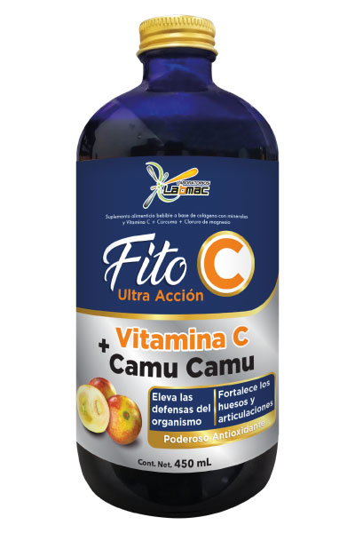 FITO C ULTRA ACCION + VIT C +  CAMU CAMU 450 ML LABMAC