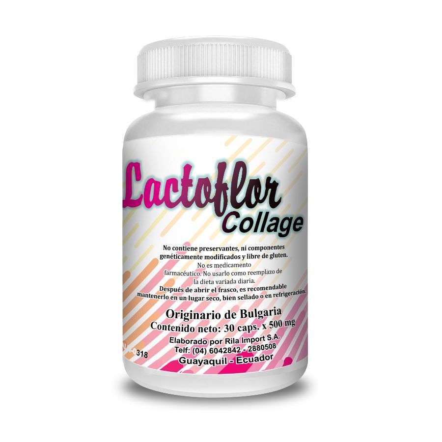 LACTOFLOR COLLAGE 30 CAPSULAS 500 MG LACTINA