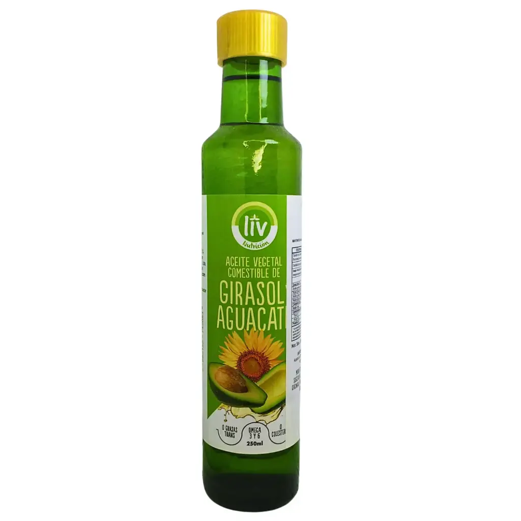 ACEITE VEGETAL GIRASOL Y AGUACATE 250 ML LIV