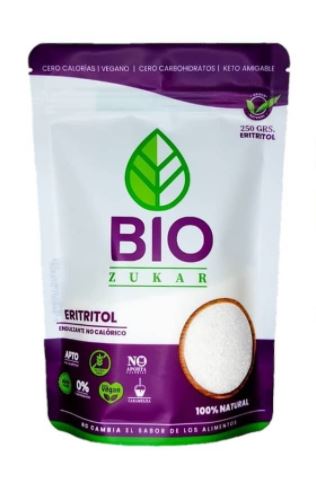 BIO ZUKAR ERITRITOL 250 GR ENDULZANTE NO CALORICO