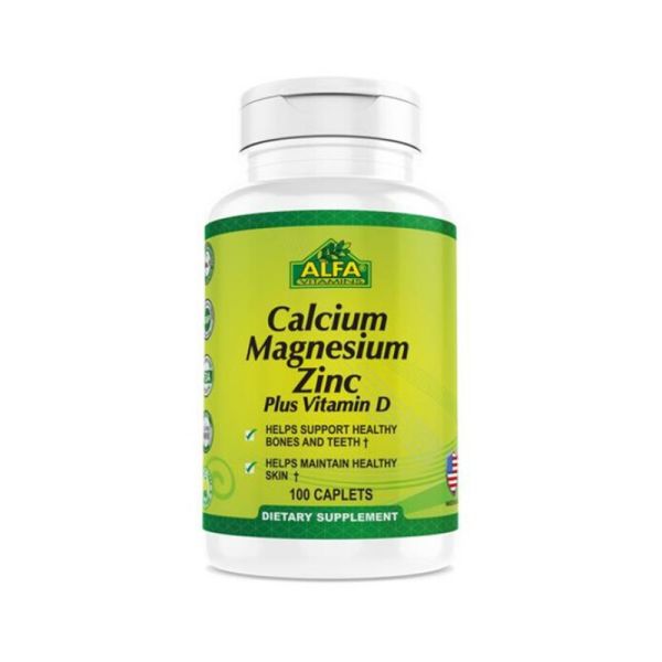 CALCIO MAGNESIO ZINC D3 100 CAPSULAS ALFA