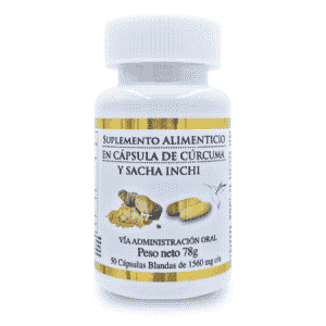 CURCUMA Y SACHA INCHI 50 CAPSULAS 78 G