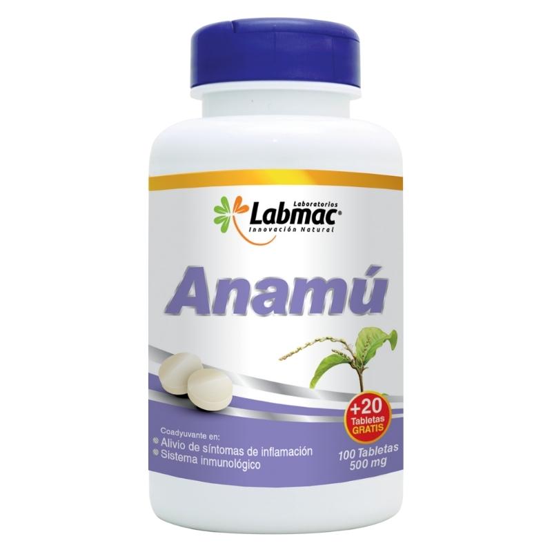 ANAMU 120 TABLETAS 500 MG LABMAC