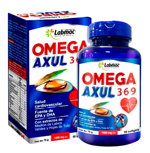 OMEGA AXUL 3-6-9 50 SOFTGEL 1400 MG LA MILENARIA