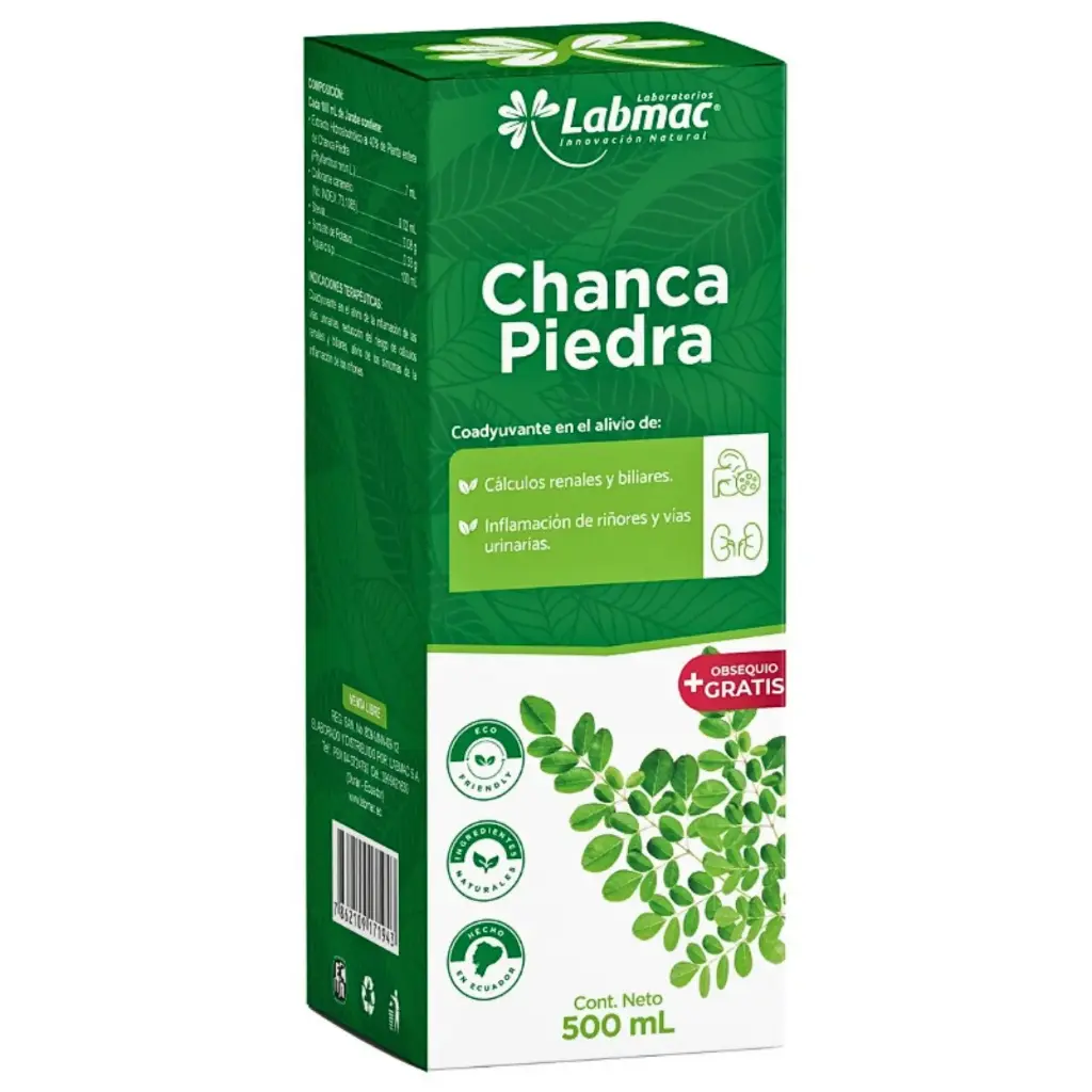 CHANCA PIEDRA JARABE 500 ML LABMAC