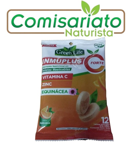 [GRA-0008] INMUPLUS VITAMINA C SOBRE X 12 TABLETAS MASTICABLES