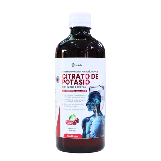 [LRZ-0002] CITRATO DE POTASIO SABOR CEREZA 500 ML
