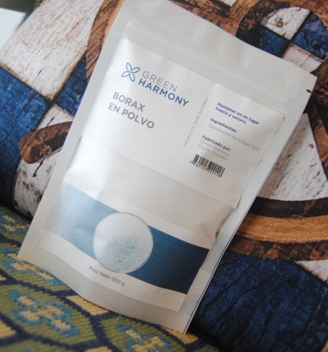 [GHM-0059] BORAX EN POLVO 300 G GREEN HARMONY