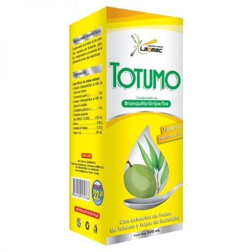 [LBM-0063] TOTUMO + EUCALIPTO JARABE 500 ML  LABMAC