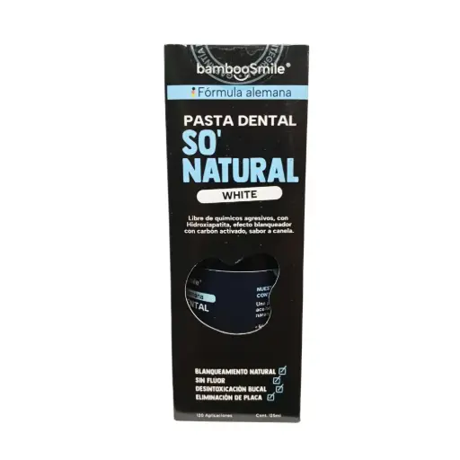 [BMB-0003] PASTA DENTAL NATURAL WHITE 125 ML BAMBOO