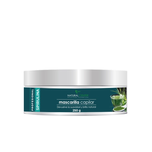 [NCS-0005] MASCARILLA CAPILAR SPIRULINA 250 G NATURAL CENTER