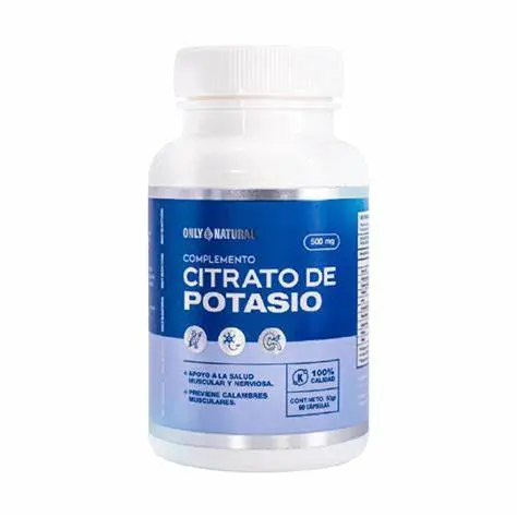 [ONL-0045] CITRATO DE POTASIO 100 CAPSULAS 500 MG ONLY NATURAL