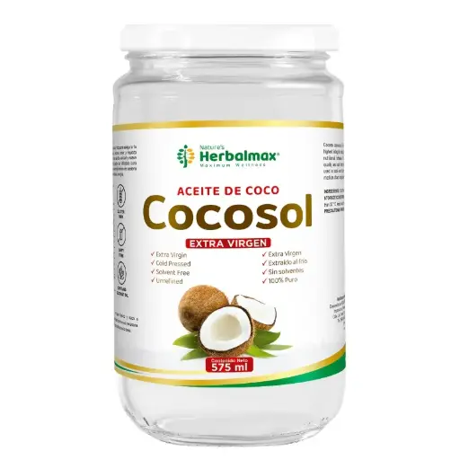 [HMX-0059] ACEITE DE COCO COCOSOL 575 ML HERBALMAX