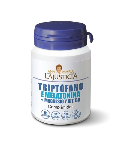 [AMJ-0007] TRIPTOFANO CON MELATONINA Y MAGNESIO+VITAMINA B6 COMPRIMIDOS