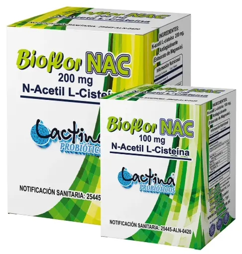 [LTN-0037] BIOFLOR NAC 10 SOBRES 200 MG N-ACETIL L-CISTEINA LACTINA