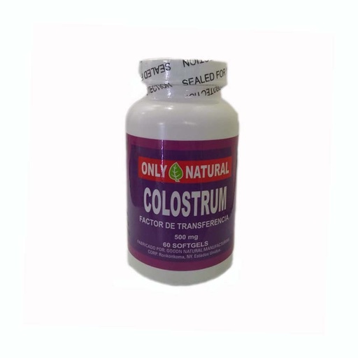 [ONL-0017] COLOSTRUM 60 CAPSULAS 500 MG ONLY NATURAL