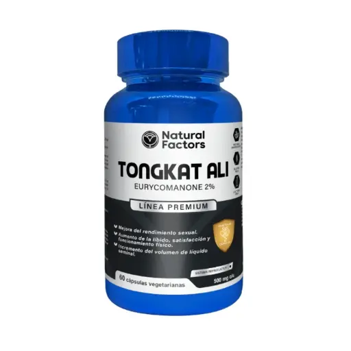 [NTF-0057] TONGKAT ALI 60 CAPSULAS 500 MG FACTORS