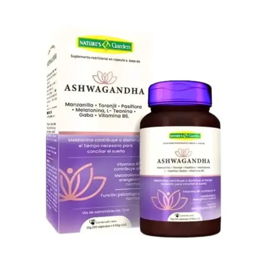 [NTG-0022] ASHWAGANDHA 60 CAPSULAS 550 MG GARDEN 