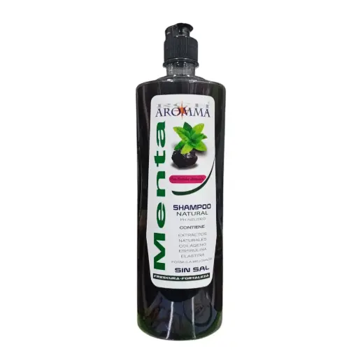 [ARM-0015] SHAMPOO NATURAL MENTA SIN SAL 750 ML AROMMA