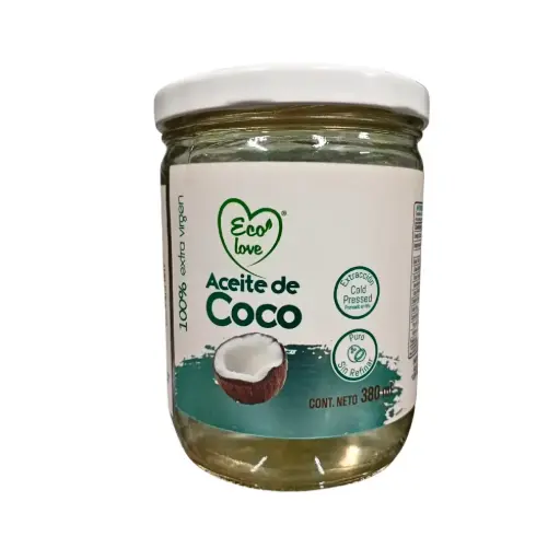 [ELV-0015] ACEITE DE COCO 380 ML ECO LOVE
