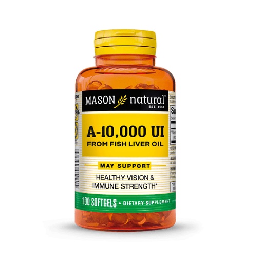 [MSN-0002] VITAMINA A 100 SOFTGEL 10.000 IU MASON