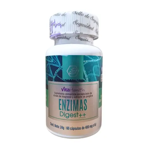 [VTH-0038] ENZIMAS DIGEST 60 CAPSULAS 400 MG