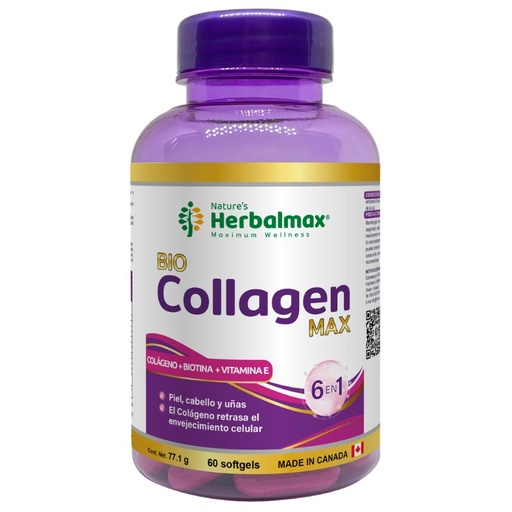 [HMX-0020] BIO COLLAGEN MAX 60 SOFTGEL 1285 MG HERBALMAX