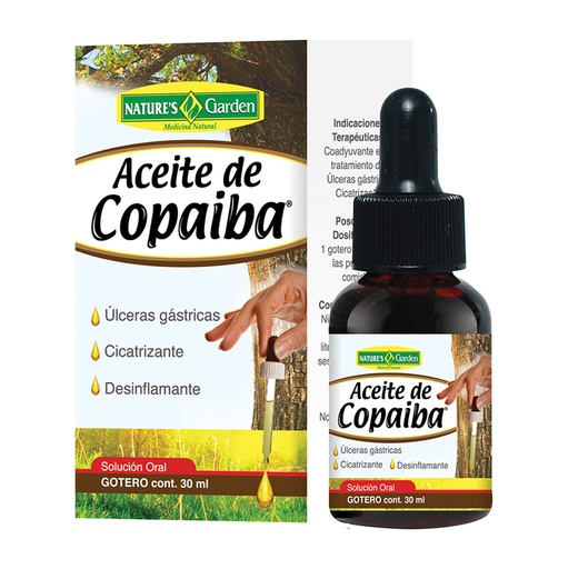 [NTG-0012] ACEITE DE COPAIBA 30 ML GARDEN