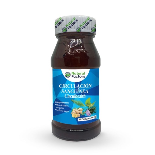[NTF-0043] CIRCULACION SANGUINEA 100 CAPSULAS 300 MG FACTORS