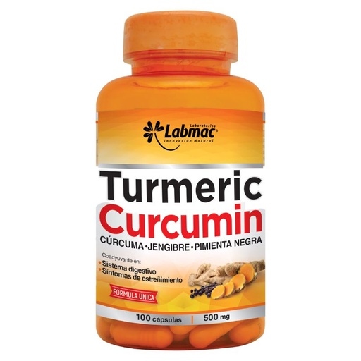 [LBM-0002] TURMERIC CURCUMIN 100 CAPSULAS 500 MG LABMAC