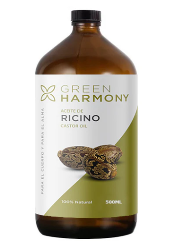 [GHM-0073] ACEITE DE RICINO 500 ML GREEN HARMONY