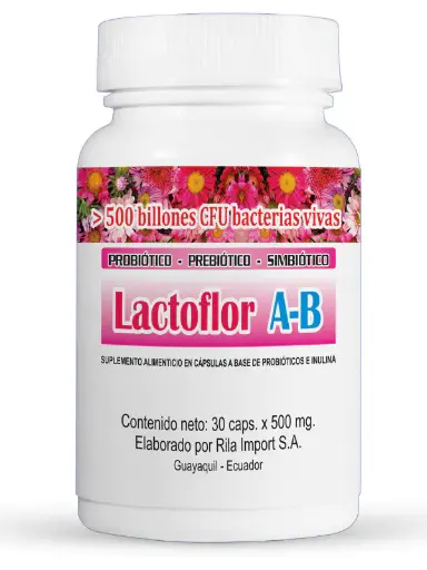 [LTN-0006] LACTOFLOR A-B 30 CAPSULAS 500 MG LACTINA