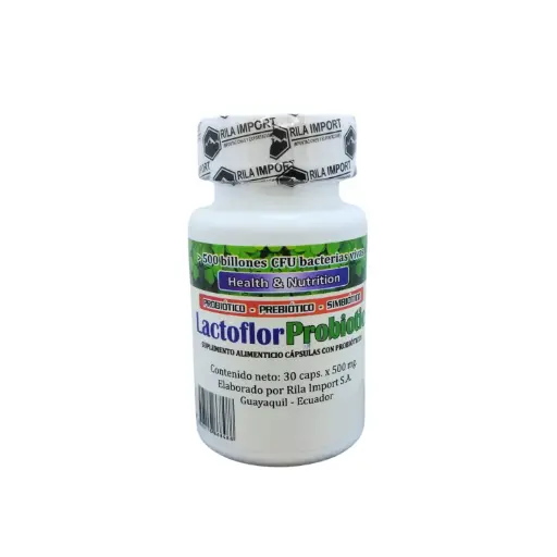 [LTN-0007] LACTOFLOR PROBIOTIC 30 CAPSULAS 500 MG LACTINA