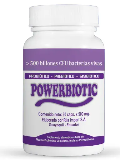 [LTN-0022] POWERBIOTIC 30 CAPSULAS 500 MG LACTINA