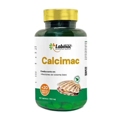 [LBM-0011] CALCIMAC 120 TABLETAS 700 MG LABMAC