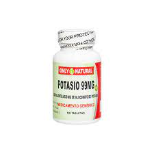 [ONL-0030] POTASIO 100 TABLETAS 99 MG ONLY NATURAL
