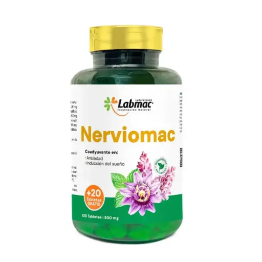 [LBM-0016] NERVIOMAC 120 TABLETAS 500 MG LABMAC