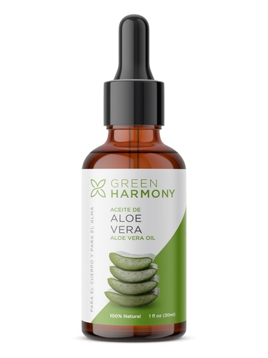 [GHM-0091] ACEITE DE ALOE VERA 30 ML GREEN HARMONY