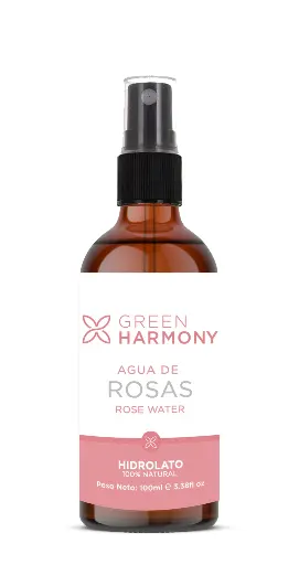 [GHM-0094] AGUA DE ROSAS 100 ML GREEN HARMONY