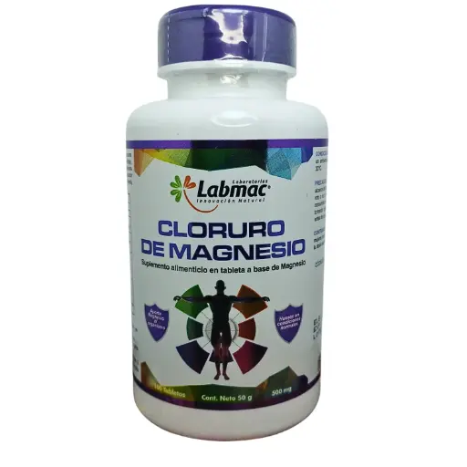[LBM-0060] CLORURO DE MAGNESIO 100 TABLETAS 500 MG LABMAC