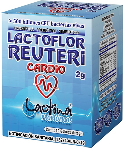 [LTN-0020] LACTOFLOR REUTERI CARDIO 10 SOBRES 2 G LACTINA