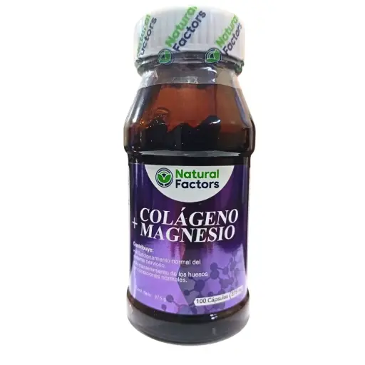 [NTF-0001] COLAGENO + MAGNESIO 100 CAPSULAS 300 MG FACTORS 
