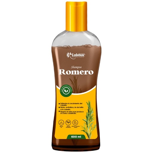 [LBM-0028] SHAMPOO DE ROMERO 600 ML LABMAC