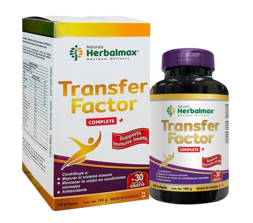 [HMX-0045] TRANSFER FACTOR COMPLETE 130 SOFTGEL 1400 MG HERBALMAX